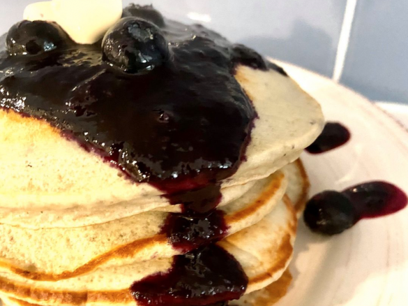 Banana & Blueberry Pancakes