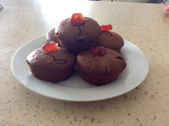 Chocolate Chip Cherry Muffins