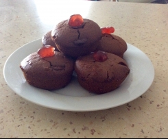 Chocolate Chip Cherry Muffins