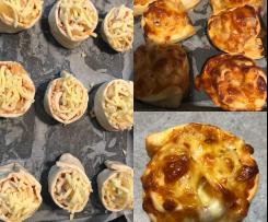 Pineapple and cheese scrolls