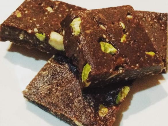 Healthy, 'no-bake', Panforte