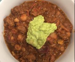 Beef Chili with Canadian twist