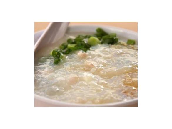 Chicken Congee Filo style