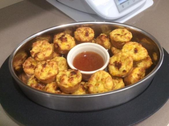 Haloumi & Corn Fritter bites