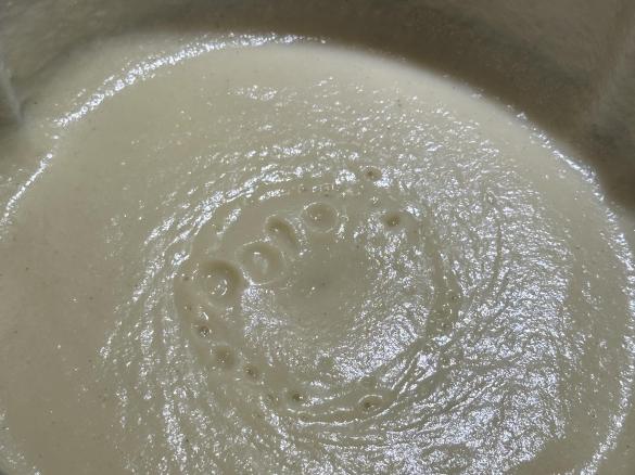 Cauliflower and bacon soup