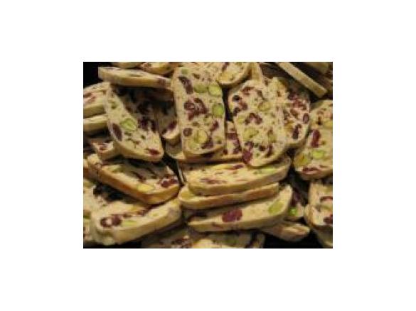 Cranberry and Pistachio Biscotti