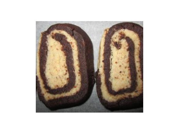 Two Tone (Chocolate/Hazelnut) Christmas Shortbread