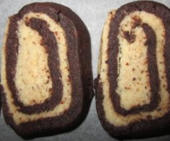 Two Tone (Chocolate/Hazelnut) Christmas Shortbread