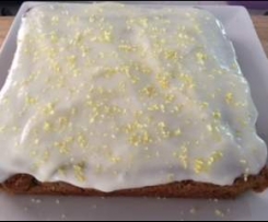 Gluten Free Moist Zuccini Cake with Lemon Frosting