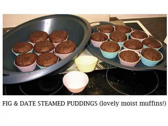 Fig & Date Steamed Puddings