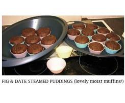 Fig & Date Steamed Puddings