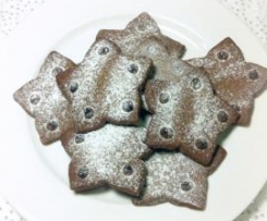Chocolate Shortbread Stars