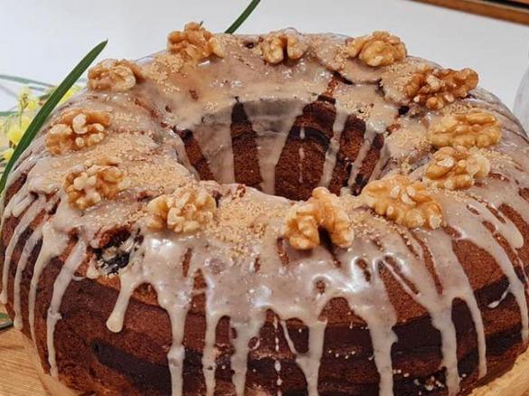 Cocoa Cinnamon Ripple Cake
