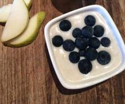 No cook coconut vanilla yoghurt