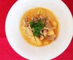 Red Curry of Pork with Pineapple and Ginger