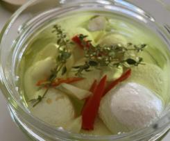 Marinated goats cheese