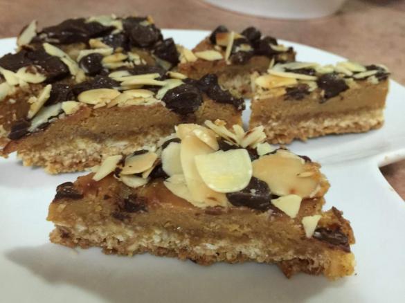 Caramel Chocolate Triangles