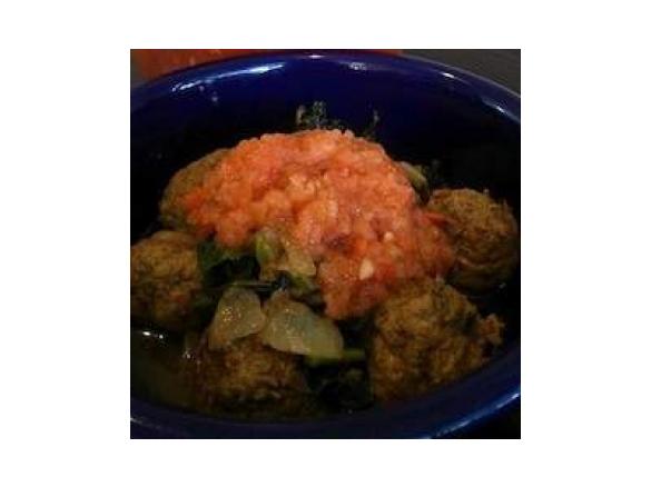 Meatballs with Kale (Paleo, GAPS, No nightshades/tomato, Gluten/Dairy Free)
