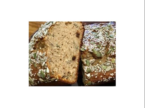 Seeded banana and honey loaf
