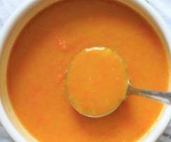 Roast carrot and cumin soup