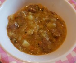 Infant/toddler beef and veggie casserole