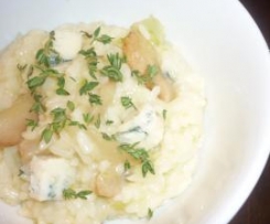Blue cheese and Pear Risotto