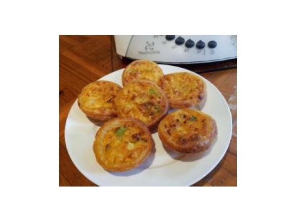 Crab & Feta Mini Quiches