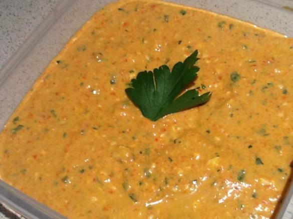 Roasted Capsicum, Parmesan and Fetta Dip