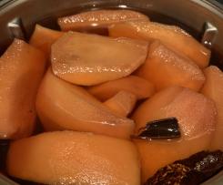 Quince Poached - TM6 Slow Cook, Blade Cover Method