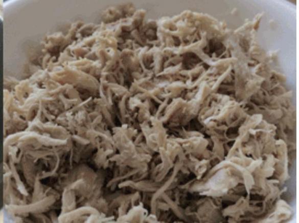 Shredded chicken