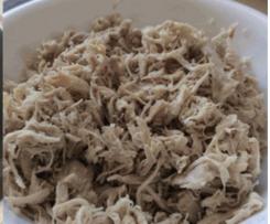 Shredded chicken