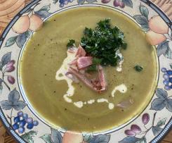 Curried Choko & Bacon Soup