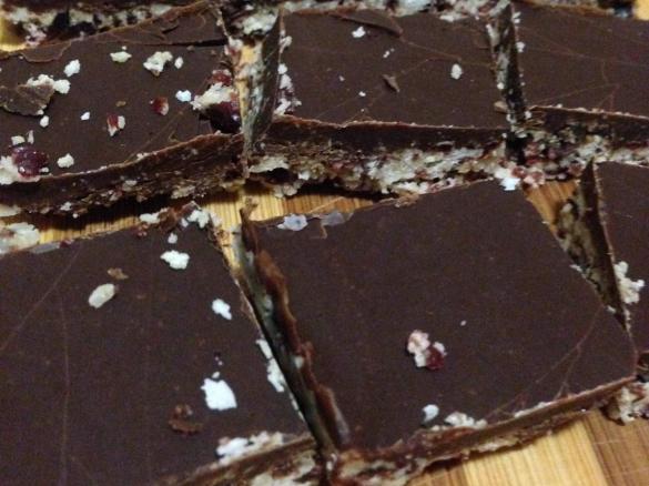 Raw Cranberry ripe slice