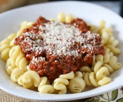 Bolognese Sauce with GF Pasta