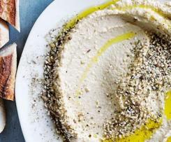 Artichoke Hommus Dip with Dukkah