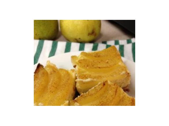 Custard Pear Slice- Gluten Free