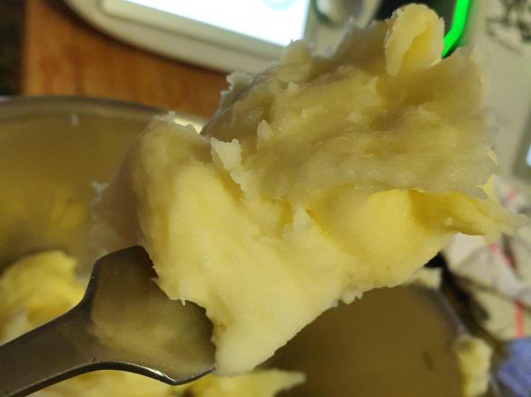 Traditional buttery  mash potato