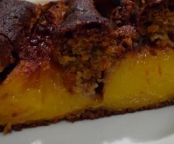 Gluten Free Polish Plum (or peach) cake