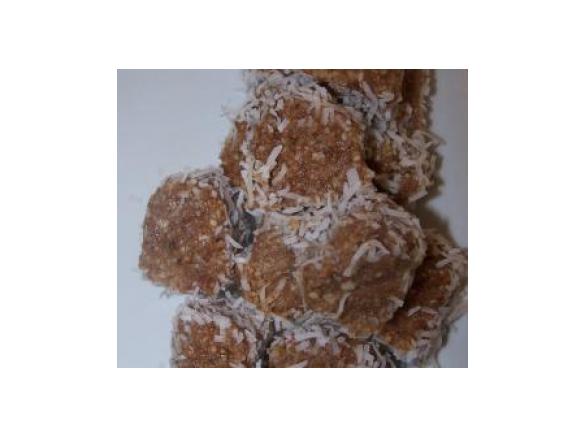 Honey, Almond and Coconut Log