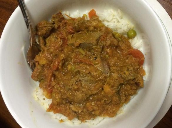Left Over Lamb Roast Curry