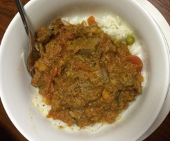 Left Over Lamb Roast Curry