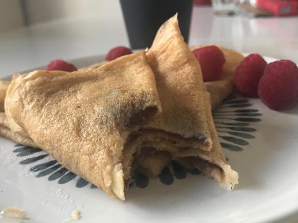 Sourdough starter discard Crepes