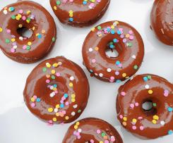 Gluten Free Chocolate Glazed Doughnuts