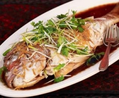 Whole Baked Asian Fish