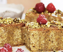 Pistachio & Rosewater Semolina Cake