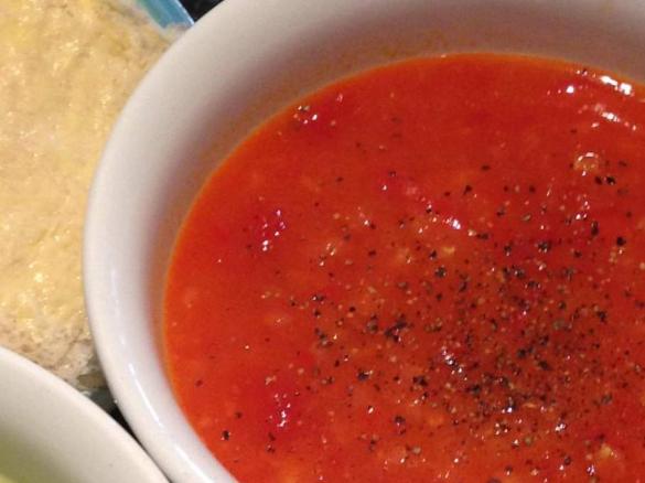 Spicy Sausage and Red Lentil Soup