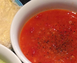 Spicy Sausage and Red Lentil Soup