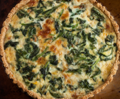 Spinach & Gruyère Quiche
