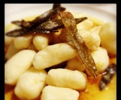 GF Gnocchi with Sage Butter Sauce