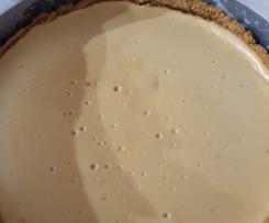 Caramilk baked cheesecake